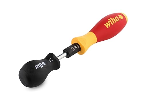Image of Wiha 28792 Insulated Torque Control Driver & SlimLine Blade Set, 16 Piece, 18-62 in-lb, Slotted, Phillips, Torx & Square, 1000V VDE | 18-62 in-lb, Slotted, Phillips, Torx and Square, 1000V VDE
