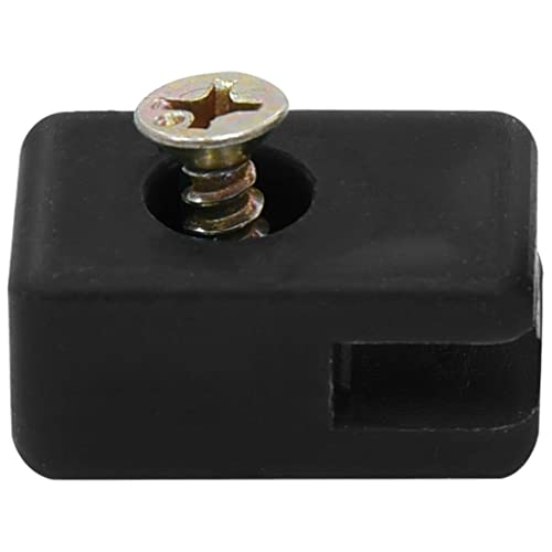 Tidyard Soporte para Alambre de Tensión de Valla - Color Gris Antracita, Adecuado para Alambres de Menos de 4 mm, Paquete de 100 Unidades