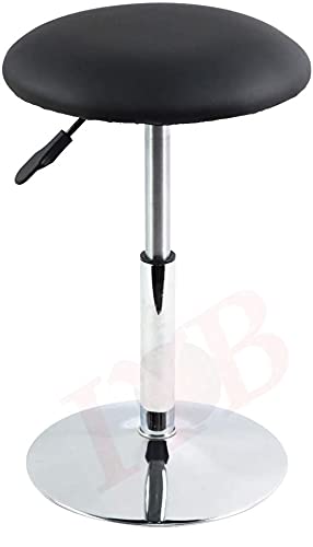 IYB® Adjustable Height Stool – Multi-Purpose Swivel Chair for Doctor's Clinic, Office, Cafeteria, Bar – Black Finish-picture-16