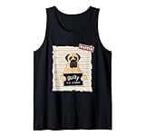 Bad dog mug shot English Mastiff