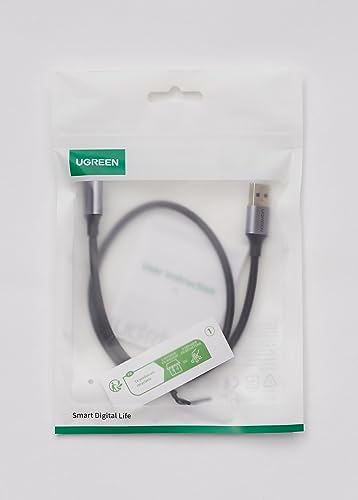 UGREEN Cable Micro B para Disco Duro Externo, Cable USB 3.0 Tipo A a Micro B 5 Gbps Compatible con Galaxy Note 3/S5, Toshiba Canvio Basic, Seagate Backup Plus, Maxtor M3, WD My Passport, 0.5 Metro