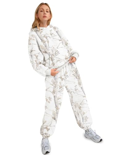 Image of AUTOMET Womens 2 Piece Lounge Sweatsuit Fall Fashion Matching Sweat Sets | Oversized Fall Hoodies & Baggy Jogger Sweatpants Fashion 2026 Outfits
