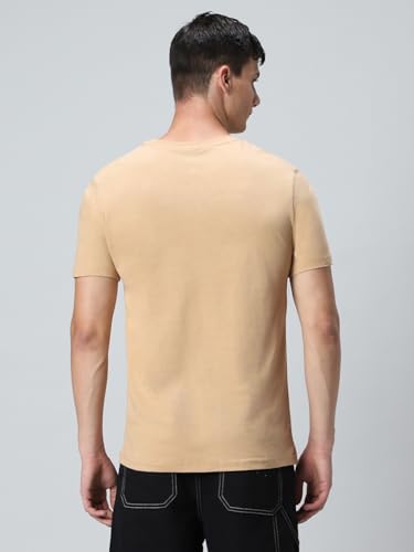 Image of Bewakoof Men's Solid Regular Fit T-Shirt