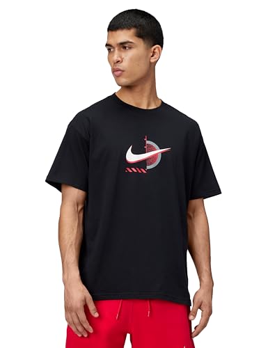 Nike Mens Basketball Graphic T-Shirt Black Small