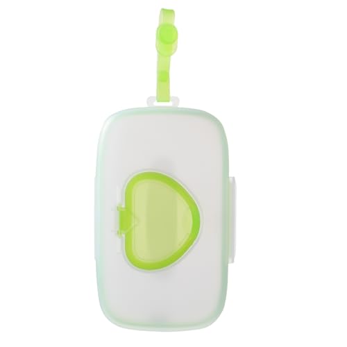 FIXOSHEE Estuche Portátil Para Pañuelos Húmedos Para Ñiño Colgante Verde Caja Protectora Antiséptica Para Exteriores Viaje Paseo Seguro y Práctico Para Padres