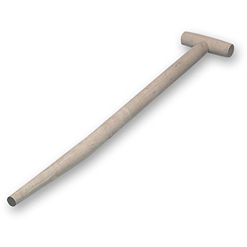 Faithfull Replacement T Handle Bent Taper for Spades Forks & Shovels - FSC Ash Wood - 71cm (28in)