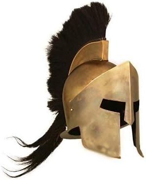 NauticalMart ARMOR SPARTAN HELMET WITH PLUME 300 MOVIES