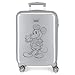 Disney Mickey 100 Grauer Kabinenkoffer 37 x 55 x 20 cm starres ABS-Seitenkombinationsschloss 34 l 2 kg 4 Doppelrollen Handgepäck