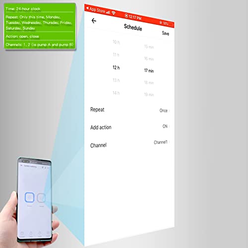 Rega Automático - Kit Irrigação por Gotejamento Planta Controle Remoto Automático,irrigação interna