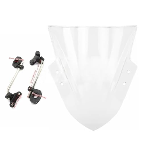 Moto Pare-Brise de Protection Maximale Contre le Vent et la Pluie