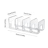 Handbags Storage Dividers, Clutch Bag Storage Organiser, Handbags Storage Organiser, Adjustable Handbags Closet Shelf Dividers, Clear Acrylic Shelf Dividers For Bedroom, Living Room, Cabinets #1