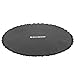 SONGMICS Tappeto per Trampolino di Ricambio Diametro di 202 cm, Tappeto da Salto, Adatto per Trampolino da 244 cm (8 Piedi), 42 Anelli a V per Molle Lunghe13,5-14 cm, Nero STB8BK