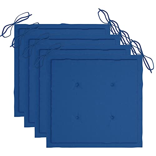 Chaises de metteur en scène en acacia avec coussins pour extérieur lot de 4 - 8