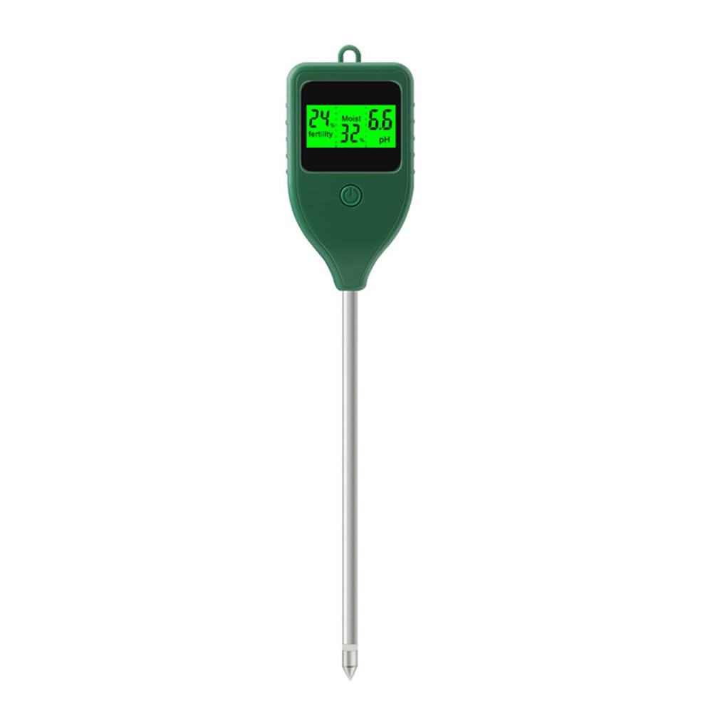 Littimoon Digital LCD Display Soil PH Meter Soil Moisture Meter Farm Garden Fertility Tester Detector for Potted Garden