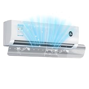 dzqad Klimaanlagen Luftdeflektor | Barriere gegen Zugluft für Split-Klimageräte - Ausfahrbarer Wandmontierter Windschutz Für Babyzimmer Arbeitsplatz Wohnwagen Schlafzimmer Wohnzimmer