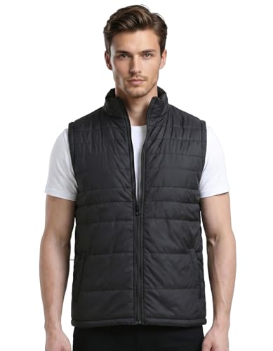 Image of Scott International Winter Puffer Jacket | Sleeveless Water Repellent Quilted Padded | Lightweight Winter Wear | Mens Jacket | Men's Polyester Sleeveless with Pocket | Jackets for Men Stylish