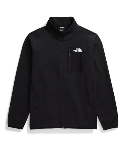Image of THE NORTH FACE Men's Crest Full Zip Jacket | Water Repellent Fleece Coat, Double Layer Stand Collar & Zip Hand Pockets