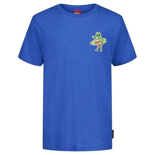 Image of Quiksilver Boys' Short Sleeve Logo Graphic T-Shirt, Soft & Comfortable, Regular Fit