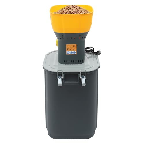 Macinino elettrico per cereali (con 5 misure di setacci) 19000r/min mulino elettrico (per cereali, mais, grano mangime, mulino per farina) + 1 chiave inglese da 55 l