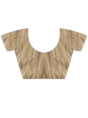 Image of AKHILAM Women's Shimmer Pashmina Silk Abstract Printed Saree With Unstitched Blouse Piece (BBABY7502 AI Parent)