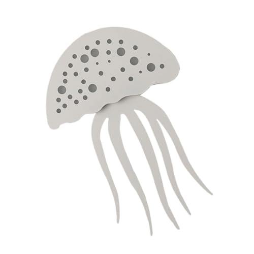 Aplique de pared medusa LED de hierro y acrílico con diseño moderno
