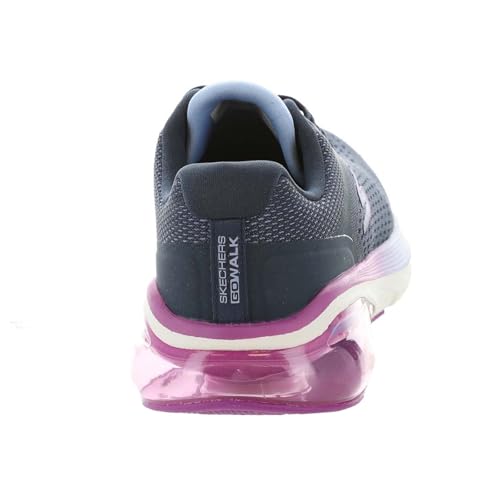 Skechers Skechers Women's Go Walk Air 3.0 Sneaker, Navy/Purple, 9.5