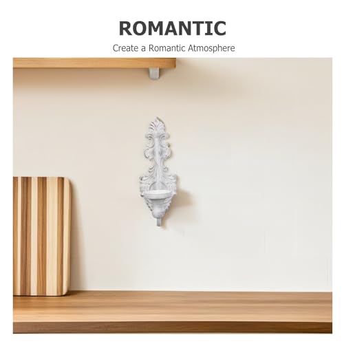 Candelabro de pared de hierro Cabilock con diseño vintage para decoraciones elegantes 4