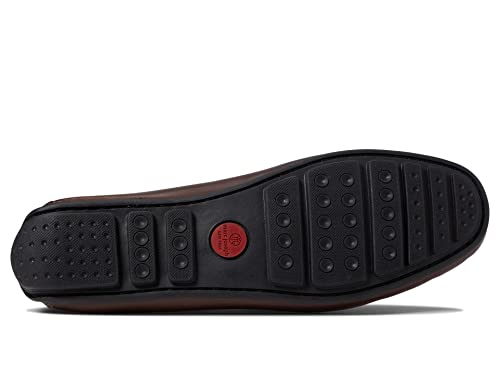 Image of Men's Genuine Leather Casual Slip on Tie-Bow Loafers
