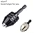 aiyun Drill Chuck Adapter - 2Pcs Drill Chuck for Impact Driver, Drill Bit Adapter Keyless Chuck 1/4 Hex Shank (0.6-8mm,0.3-3.6mm)