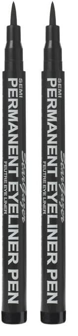 Stargazer Feutre Effet Tatouage Noir (Lot de 2)
