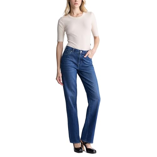 Buffalo David Bitton Womens Mary Mid Rise Straight Jeans4