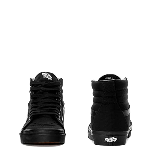 Vans SK8 Hi Black/Black Canvas Mens US 134