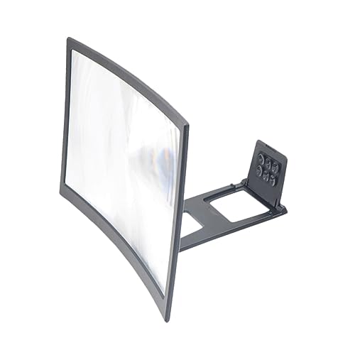 OFFIGAM 曲面スマホ画面拡大鏡 高精細放大器 軽量折りたたみ式 スマホ対応 目の疲労軽減 放射線防止 携帯便利 映画鑑賞用