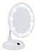 Produktbild WENKO LED Kosmetikspiegel Style Weiß - Standspiegel, Kunststoff, 17.5 x 28 x 12 cm, Weiß