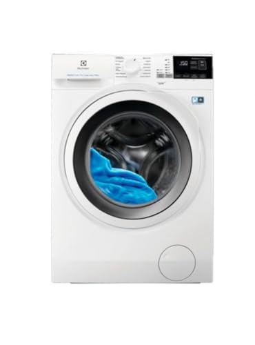 Electrolux EN7W4954OB Lavasecadora de Libre Instalación, Carga Frontal, Lava 9 Kg, Seca 5 Kg, 1400 rpm, Motor Inverter, Programa rápido, Programa rápido 20 min y 1kg en 1 hora, LCD, Blanco, Clase E
