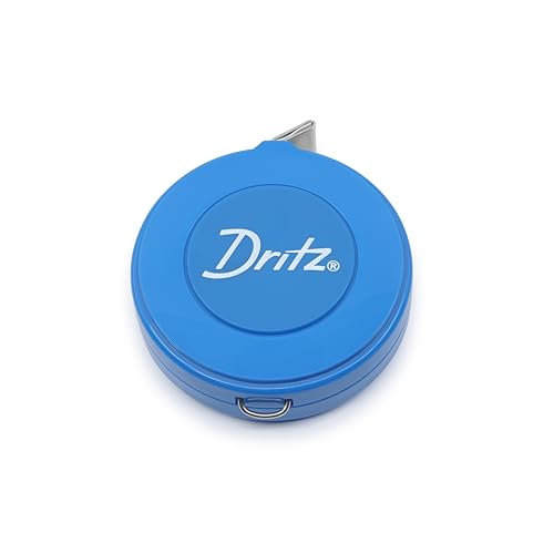 Mètre ruban rétractable Dritz bleu 304,8 cm, outil de mesure souple - 4