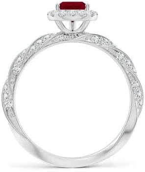 925 Sterling Silver Pear-Shaped Natural 1 Carat Ruby Gemstone Women Engagement Anniversary Ring, Gift For Her