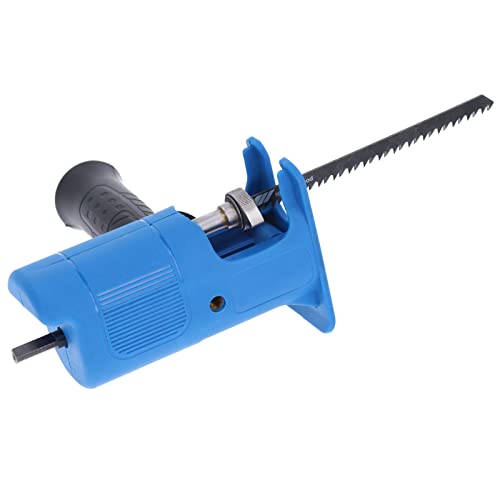 Reciprocating Saw Adapter, Electric Drill Modified Tool Portable Drill Saw Attachment Cordless Power Reciprocating Saws With 3 Saw Blades Hand Tool #TOP6