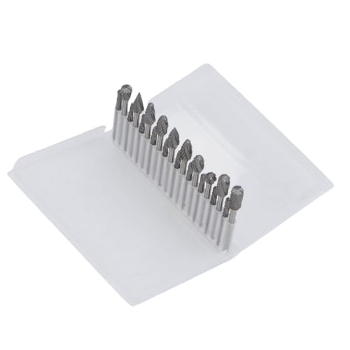 Juego de 20 Fresas de Carburo de Tungsteno doble corte 1/8 pulg. miniatura 4