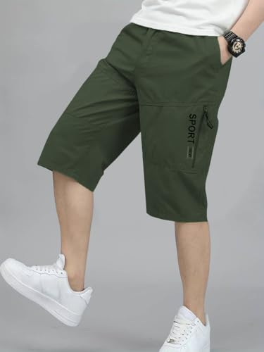Image of TAGDO Men's Solid Cotton Shorts | Shorts Pant for Men | Shorts for Men (2003)