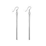 Veemoon Pendientes Largos Colgantes de Plata Borlas Superlargas y Gancho Oreja para Mujer, Joyería de Moda Adecuado para Eventos y Ocasiones Obsequios