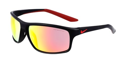 NIKE GAFAS ADRENALINE 22 M DV2155 C: MATTE BLACK/RED MIRROR/EYE SIZE: 64 BRIDGE: 15 HORIZONTAL MEASUREMENT: 64 VERTICAL MEASUREMENT: 40,4
