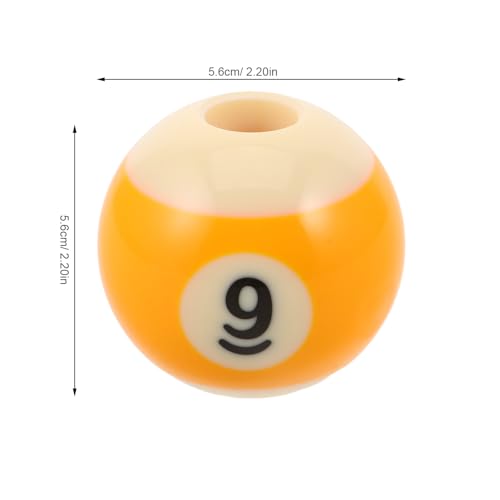 Boule d'entraînement billard avec dispositif de visée réglable portable