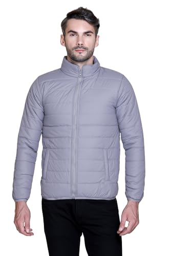 Image of Sanhok Mens Waterproof Imported Polyester Trendy Lightweight Stylish Regular Fit Standard Length Full Sleeve Zipper Jacket for Winter Casual Wear