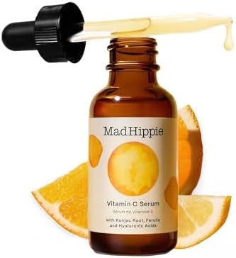 Mad Hippie Vitamin C Serum for Face with C + E + Ferulic Acid and Hyaluronic Acid