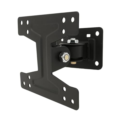 Image of RISSACHI Moving TV Stand Wall Mount for 14-26 Inch LED LCD Monitors | Heavy Duty Universal TV Bracket with 180 Swivel & Tilt, VESA Support 75x75mm and 100x100mm Load 15 kg