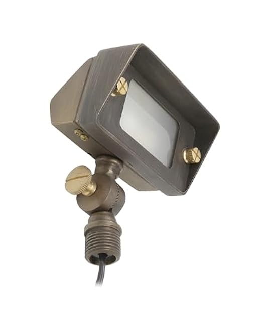 Lightkiwi R9872 Flood Light Wall Wash Outdoor Lighting Fixture Brass