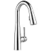 Delta Faucet Essa Single-Handle Bar-Prep Kitchen Sink Faucet with Pull Down Sprayer and Magnetic Docking Spray Head, Chrome 9913-DST
