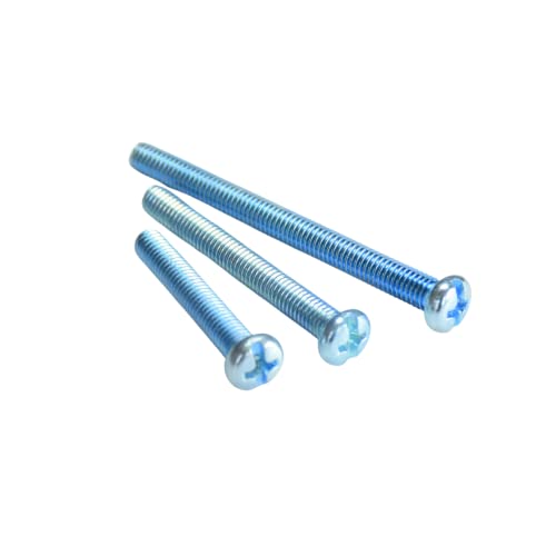 Image of Rely⇒VP INDUSTRIES (Pcs-25) M5x70 mm Pan Combination Head Screw Fastener Bolts High Tensile Carbon Steel 12.9 Grad