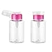 SelfTek 2 pezzi Dispenser per smalto per unghie Smaltimento per bottiglie di plastica vuote